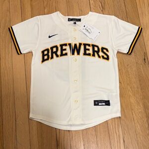 Youth Nike Brewers Sal Frelick Jersey